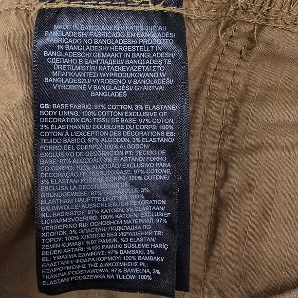 The North Face Standard Fit Ripstop Easy Cargo Shorts Men's Medium Brown 2 Pair - Picture 7 of 12